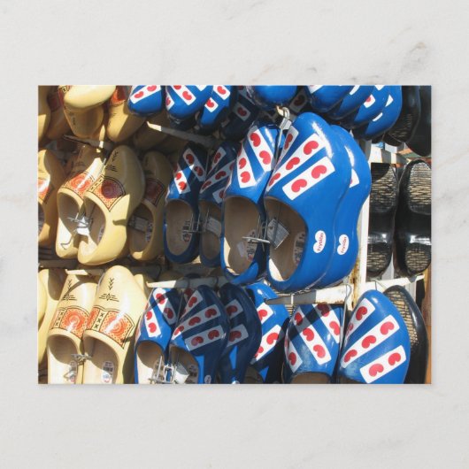 Holland Clogs Foto Postcard Postkarte (Vorderseite)