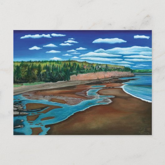 Holland Cove, Prinz Edward Island- Wasserfarbe Postkarte (Vorderseite)