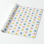Holland Days Tulip Spring Folk Floral Oaster Geschenkpapier (Ungerollt)
