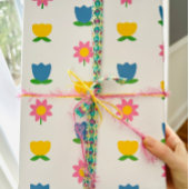 Holland Days Tulip Spring Folk Floral Oaster Geschenkpapier Set