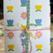 Holland Days Tulip Spring Folk Floral Oaster Geschenkpapier Set