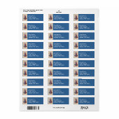 Holland Dutch Girl Traditional Dress Address Label (Vorne)