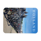 Holland Fahrradparkplatz Kühlschrankmagnet Magnet (Horizontal)