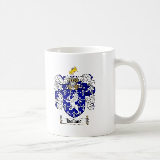HOLLAND-FAMILIENWAPPEN - HOLLAND-WAPPEN KAFFEETASSE (Rechts)