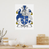 Holland Familienwappen Poster (Küche)