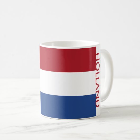 HOLLAND FLAG KAFFEETASSE (VorderseiteRechts)