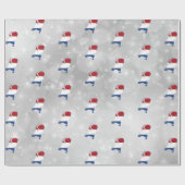 Holland Flag Map Geschenkpapier (Flach)
