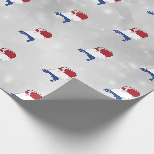 Holland Flag Map Geschenkpapier (Ecke)