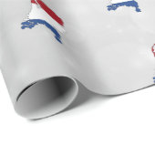 Holland Flag Map Geschenkpapier (Rolleneckpunkt)