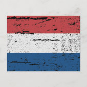 HOLLAND-FLAG POSTKARTE (Vorderseite)