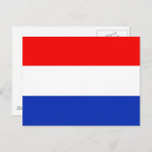Holland Flag Postkarte (Vorne/Hinten)