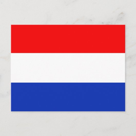 Holland Flag Postkarte (Vorderseite)
