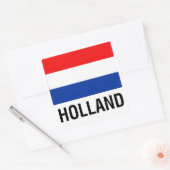 HOLLAND-FLAG QUADRATISCHER AUFKLEBER (Umschlag)