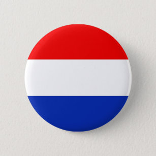 Holland-Flagge Button