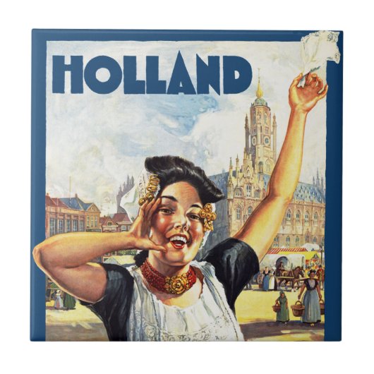 Holland Fliese (Vorderseite)