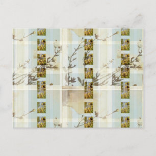Holland FlowerPlaid Postkarte