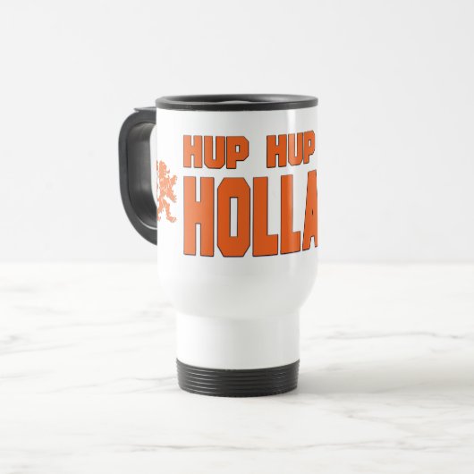 Holland Football Fans Reisebecher (Vorderseite Links)