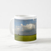 Holland Gras Land Panoramalandschaft Kaffee Tasse (Vorderseite Links)