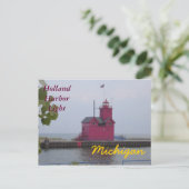 Holland-Hafen-Licht-Postkarten Postkarte (Stehend Vorderseite)