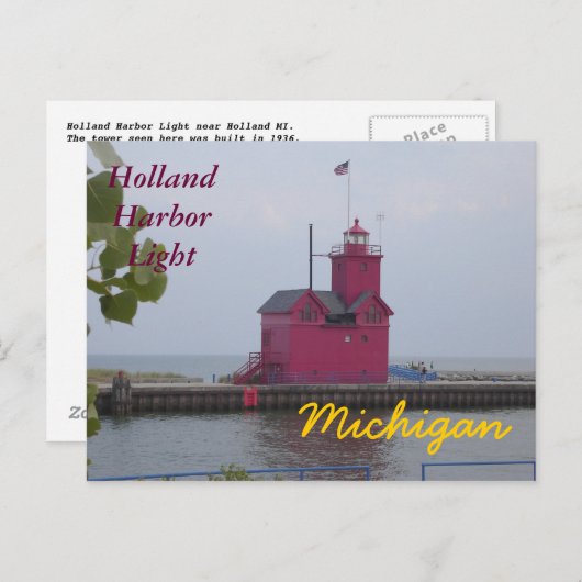 Holland-Hafen-Licht-Postkarten Postkarte (Vorne/Hinten)