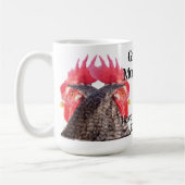 Holland-Hahn-guter Morgen haben eine große Kaffeetasse (Links)