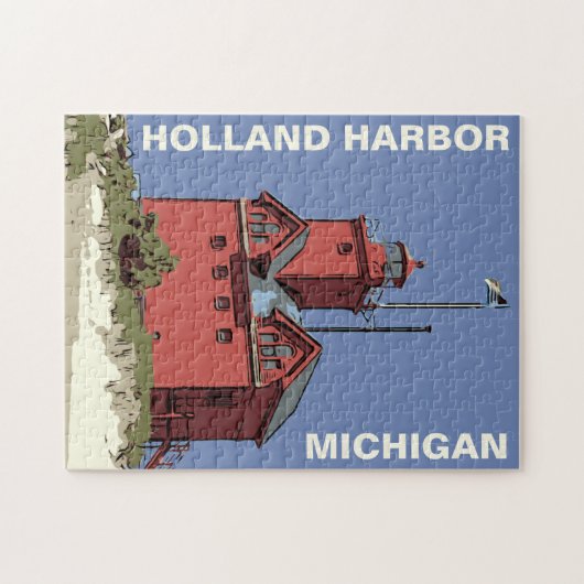 HOLLAND HARBOR LIGHT PUZZLE (Horizontal)
