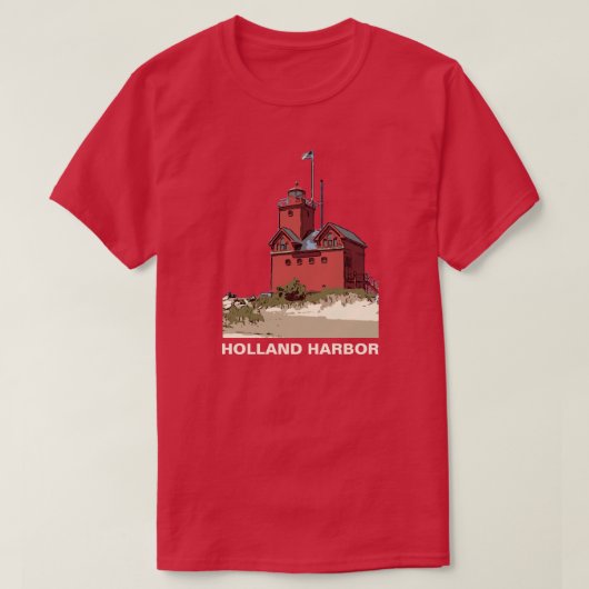 HOLLAND HARBOR LIGHT T-Shirt (Design vorne)