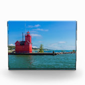 Holland Harbor Lighthouse Fotoblock (Vorderseite)