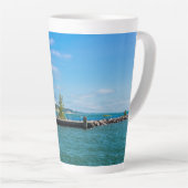 Holland Harbor Lighthouse Milchtasse (Rechte Ecke)