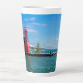 Holland Harbor Lighthouse Milchtasse (Vorderseite)