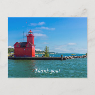 Holland Harbor Lighthouse Postcard Postkarte