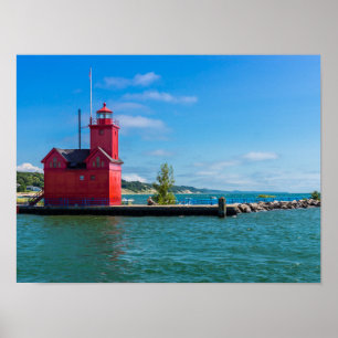Holland Harbor Lighthouse Poster