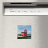Holland Harbor South Pierhead Light 2011 Magnet (In Situ (Geschirrspüler))