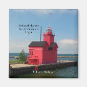 Holland Harbor South Pierhead Light 2011 Magnet (Vorne)