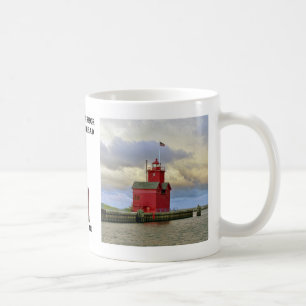 Holland Harbour South Pierhead Light historymug Kaffeetasse