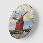 Holland Harbour South Pierhead Light Uhr (Winkel)