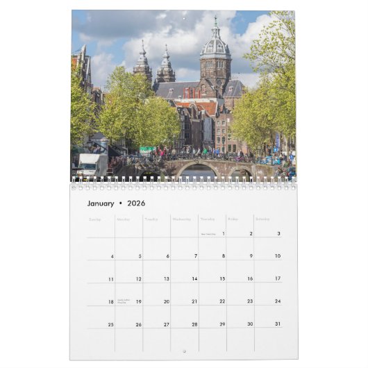 Holland-Kalender 2026 Kalender (Jan 2026)