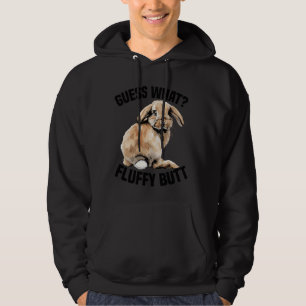 Holland Lop Bunny Plush Kostüme Hintern Holland Lo Hoodie