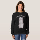 Holland Lop Bunny Rabbit Mama Frauen Sweatshirt (Vorne ganz)