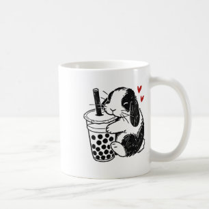 Holland Lop Kaninchen liebt Boby Tea Bunny und Bub Kaffeetasse