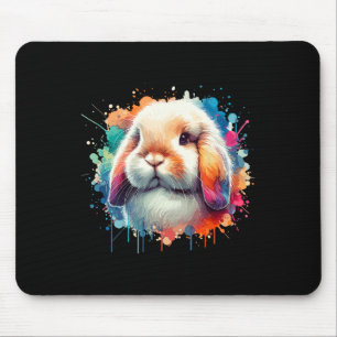 Holland Lop Kaninchen Ostern Mini Lop Niedlich Mousepad