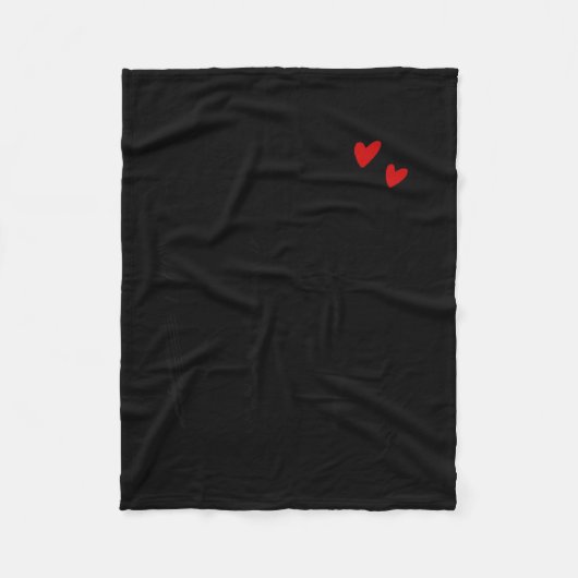 Holland Lop Rabbit Loves Boba Tea Bunny & Bubb Fleecedecke (Vorderseite)