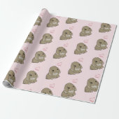 Holland lop with heart  geschenkpapier (Ungerollt)
