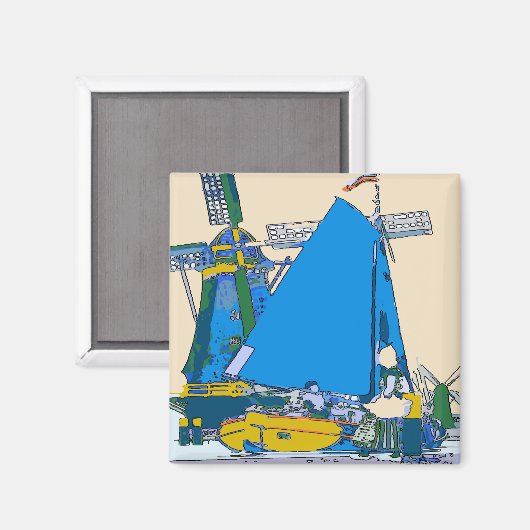 Holland, Magnet (Vorderseite/Rückseite)