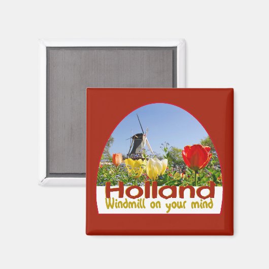 HOLLAND MAGNET (Vorderseite/Rückseite)