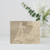 Holland Map von Arrowsmith Postkarte (Stehend Vorderseite)