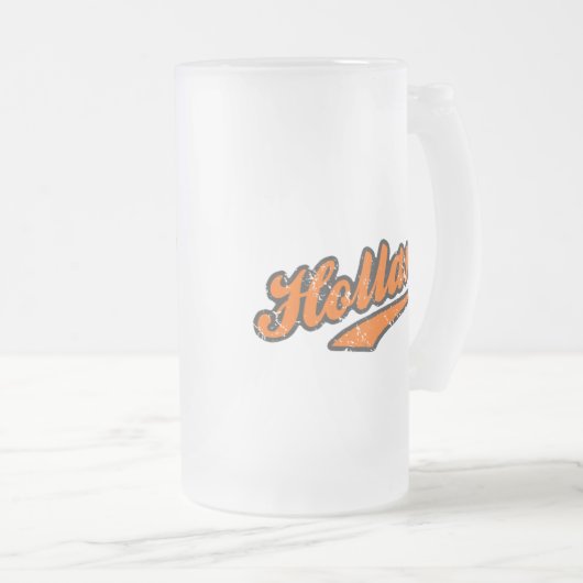 Holland Mattglas Bierglas (VorderseiteRechts)