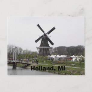 Holland, MI Postkarte