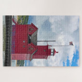 Holland Michigan Big Red Lighthouse Puzzle (Horizontal)