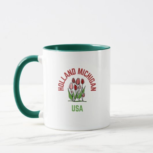 Holland Michigan Coffee Tasse (Links)